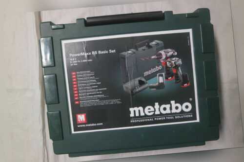 Metabo PowerMaxx BS Basic Set Akkuschrauber ,  Lampe