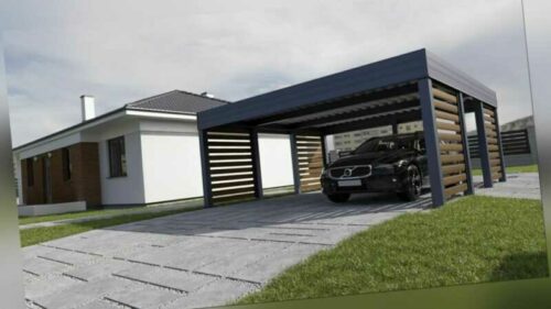 Stahlcarport | Dopfelplatz-Carport | Garage 6x6m