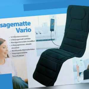 Elektrische, Massagematte,  "Vario de Luxe" Massageauflage Vibrationsmatte