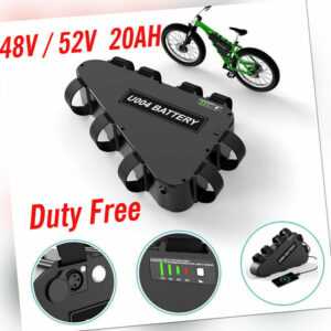 36V 48V 52V 20AH 24AH 28AH E-bike Akku Elektrofahrrad Pedelec Li-ion Batterie DE