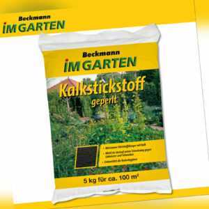 Beckmann 5 kg Kalkstickstoff geperlt Bodenstruktur Wachstum Bodenhygiene