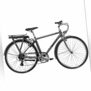 Bianchi E-Bike E-Spillo Classic Herren V-Brake Altus 8v - Phylion 418Wh, Gun