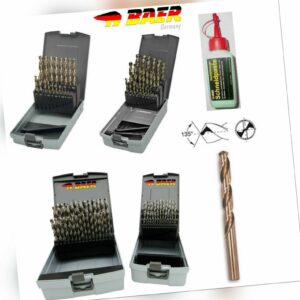 Spiralbohrer Set BAER Extrembohrer Edelstahlbohrer Metallbohrer mit Schneidpaste