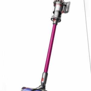 Dyson V10 Extra Akku-Stielsauger nickel/fuchsia Bis zu 60 Minuten Laufzeit