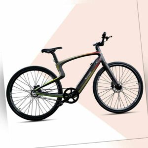 NewUrtopia Smartes Carbon E-Bike  Rainbow Gr.L 35 Nm Blinker Anti Diebstahl Navi
