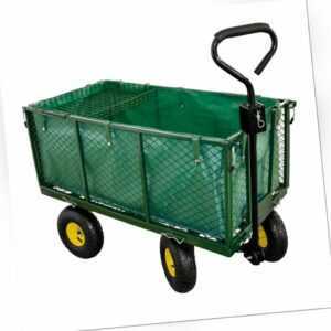Gartenwagen Transportkarre Baustelle Bollerwagen für Garten Gerätewagen 550 kg