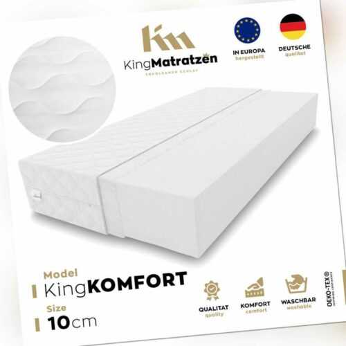 Matratzen schaumstoff rollmatratze kaltschaum bett matratzen H3 KingKOMFORT 10cm