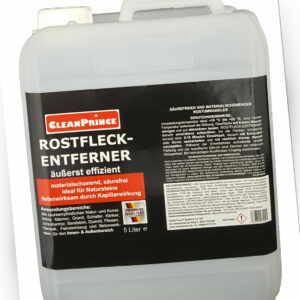 5 Liter Rostfleckentferner Rostflecken Reiniger Rost Entroster Steine Entferner