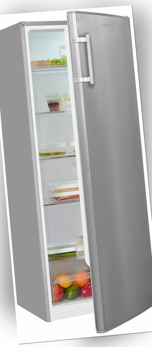 Exquisit Vollraumkühlschrank KS320-V-H-040E inoxlook | 242 l Nutzinhalt