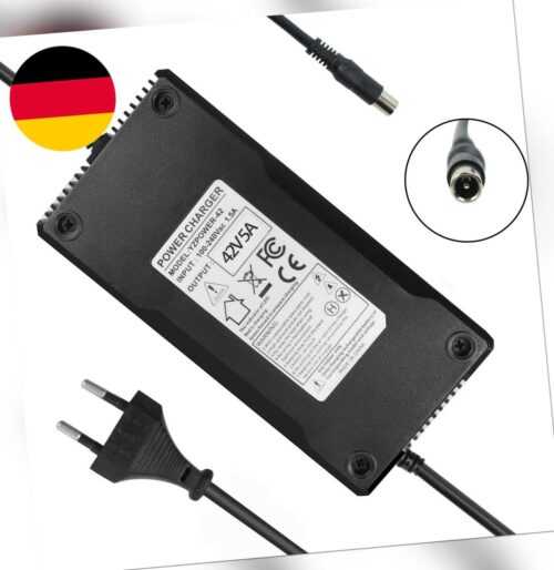 42V 5A Ladegerät Batterie Fahrrad E-Bike Für Netzteil Ladegerät Ladekabel 36V 10