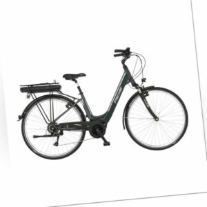 FISCHER City E-Bike Cita 1.5 grau RH 44 cm 28 Zoll 522 Wh Mittelmotor Cityrad