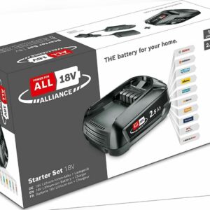 Bosch Starter Set Akku 18V 2.5Ah + Ladegerät Power for All Alliance Volt System