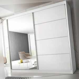 Schwebetürenschrank Kleiderschrank Garderobe mit Spiegel Schrank Multi 35 230 cm