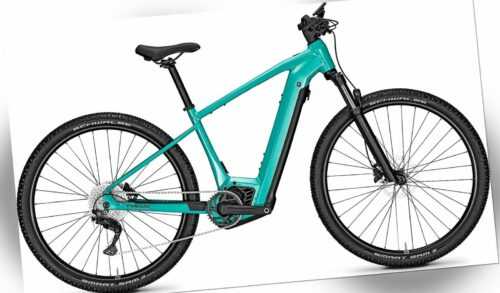 27,5" FOCUS Jarifa² 6.7 Bosch CX 625Wh E-MTB Hardtail blau grün 10K Deore 2023