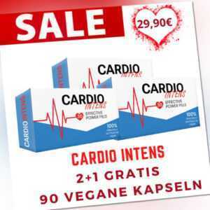 2+1🔥ANGEBOT🔥 CARDIO INTENS  BLUTDRUCK HERZ HOCHDOSIERT NATÜRLICH  90 KAPSELN