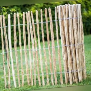 Staketenzaun Holzzaun Gartenzaun Zaun Imprägniert H 50 60 70 80 90 100 120cm