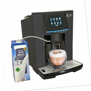 Acopino Kaffeevollautomat mit OneTouch-Funktion und Milchsystem Vittoria Black
