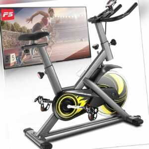 Heimtrainer Fahrrad Indoor Cycling Fitnessbike 120/150/200 kg mit LCD-Monitor DE