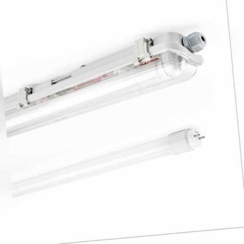 LED Feuchtraumleuchte Eco Wannenleuchte Leuchte T8 Röhre Neutralweiß 4000K IP65