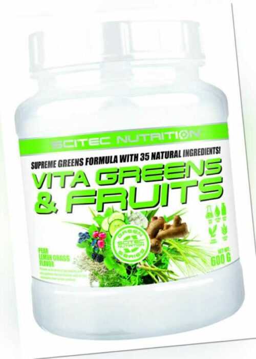 Scitec Nutrition Vita Greens & Fruit 600 g Vitamine & Mineralien Vegan Multi Pro