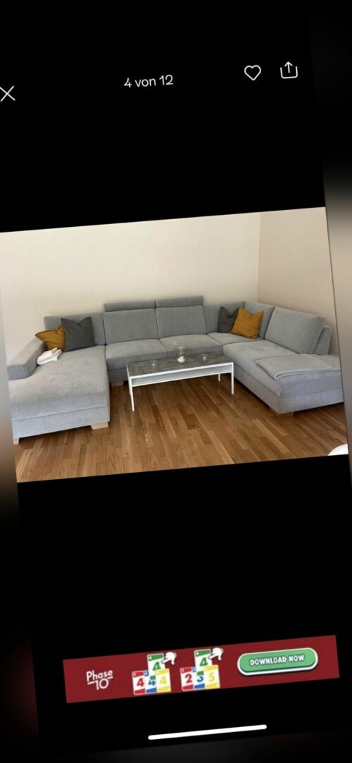 Sofalandschaft/ Couch   Grau Neu NP 2200 Euro 10 Jahre Garantie Ikea 1199 EuroVB