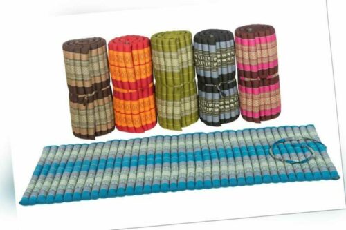 Rollbare Thai Matte 200x80 Rollmatte Kapok Thaikissen Liege Massage Matratze