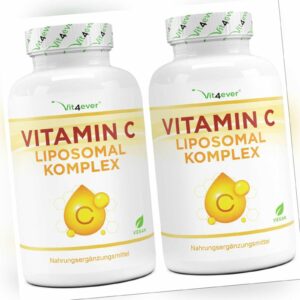 Liposomales Vitamin C - 480 Kapseln (V) Hochdosiert á 1000mg / Tag + Hagebutten