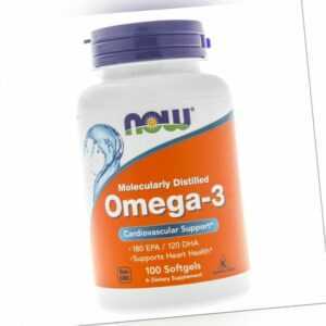 NOW FOODS Omega-3 1000 mg 100 Kapseln