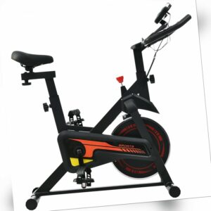 Speedbike Heimtrainer LCD Indoor Cycling Fahrrad Trimmrad Fitness Bike 120 kg