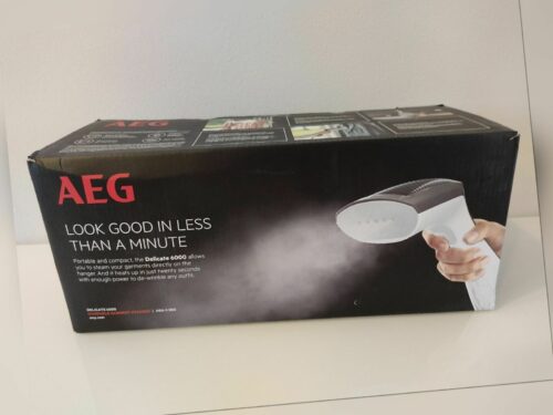 AEG HS6-1-2EG Delicate 6000 Dampfbürste Grau-Weiß 1200W Neu.