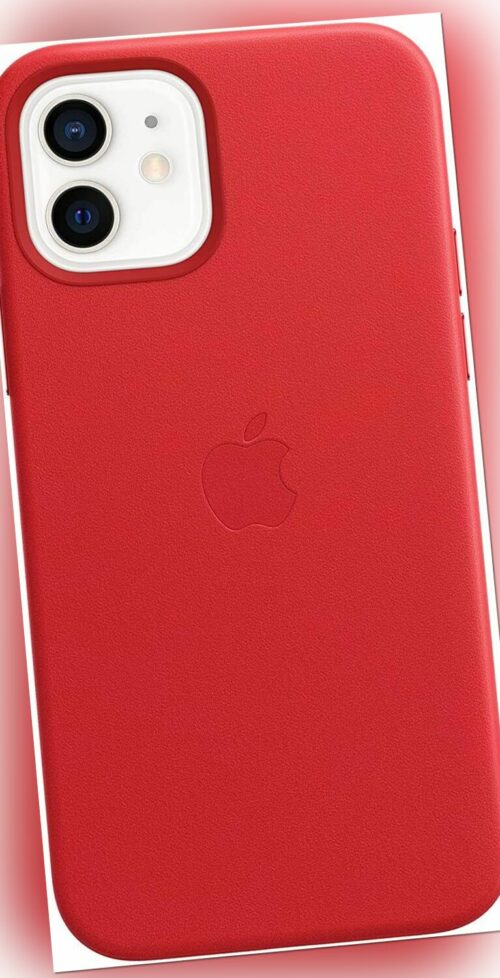 Apple OEM iPhone 12 12 Pro Leder Case mit MagSafe 6,1 Zoll Cover Hülle Schutz