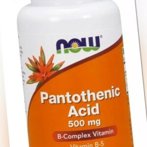 Pantothensäure 500 mg 100 pflanzliche Kapseln VITAMIN B-5