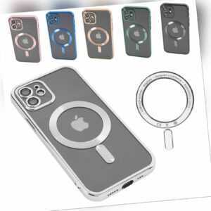 *Apple Iphone* MagSafe Schutzhülle Handy Hülle Silikon Case Cover Bumper Magnet