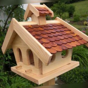 Vogelhaus Vogelhäuser Vogelfutterhaus Vogelhäuschen Gartendeko Holztrends DHL