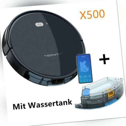 2023 Neu Tesvor X500 Saugroboter Wischroboter Staubsauger Mit 350ml Wassertank