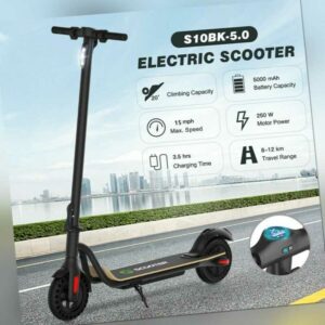 Erwachsene Elektroroller max 25km/h Elektro Scooter Faltbar E-Scooter schwarz