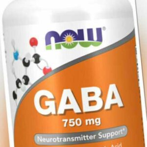 Now Foods, GABA, 750mg, 100 Kapseln - Blitzversand