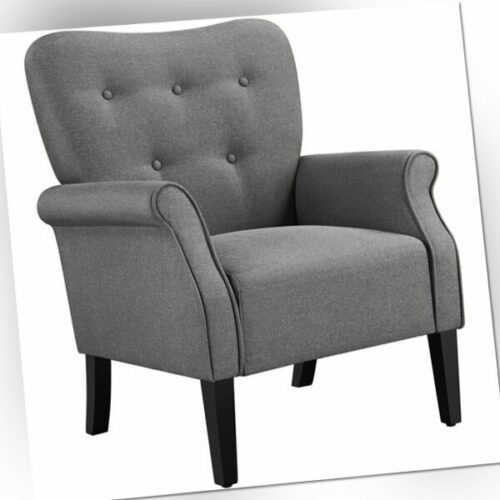 Clubsessel Einzelsofa Armsessel Stoffsessel Polstersessel Sessel mit Holzbeinen