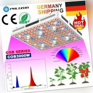 3000W Pro Led Grow Light Full Spectrum For All Indoor Plant Flower Bloom Switch