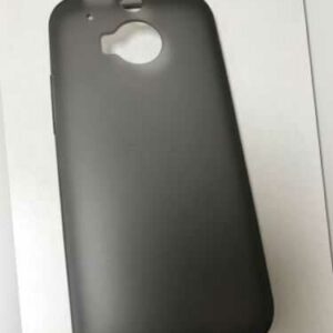 Original HTC Silikon hülle Case Hydro Gel Für HTC One M8 Transparent Schwarz