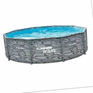 Frame Pool Set | Summer Waves 305x76 cm | Familienpool Swimmingpool Gartenpool