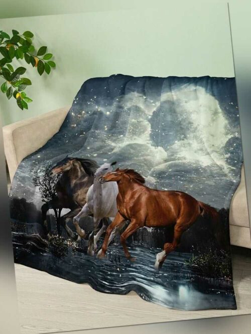 Laufende Tiere Pferde Nachthimmel Decke Schlafzimmer Rest Sofa