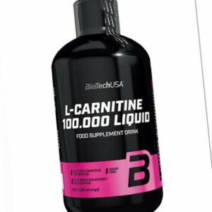 BioTechUSA L-Carnitine 100.000 Liquid - 500 ml - Amino Vitamine Grüntee-Extrakt