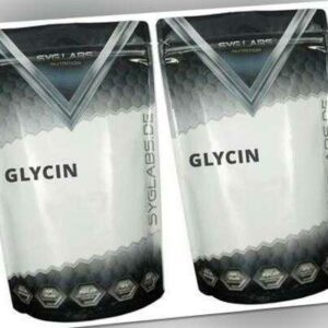 Glycin Pulver - 2x1000g Syglabs  proteinogene Aminosäure 100% rein E640