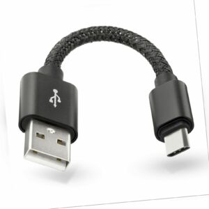 USB Typ-C auf USB 12cm Kabel Stecker Laden Daten kurz für HTC U11/U Ultra/Play