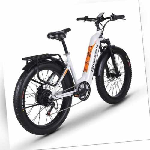 Elektrofahrrad 26'' E-Bike Mountainbike Kettenschaltung 840Wh Pedelec Ölbremse