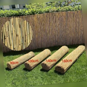 Schilfrohrmatte Windschutz Schilfmatte Bambus Zaun Matte Garten Sichtschutz