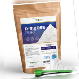 D-Ribose Pulver 640g - 100% rein / vegan & naturbelassen + Dosierlöffel - ATP