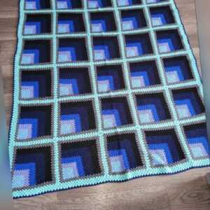 wohndecke kuscheldecke Patchwork  Handgefertigt