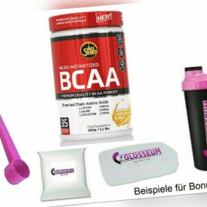 BCAA Aminosäuren Pulver 65,80€/kg Allstars 500g gratis Bonus